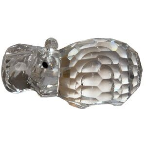 Swarovski Crystal Hippopotamus Figurine Pre-owned Lost Its Tail No Original Box
